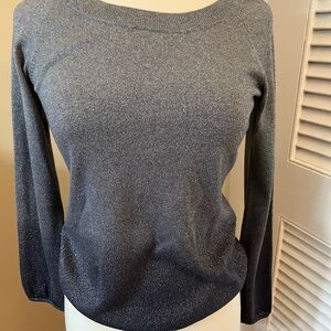 Ann Taylor Shimmering Black Sweater